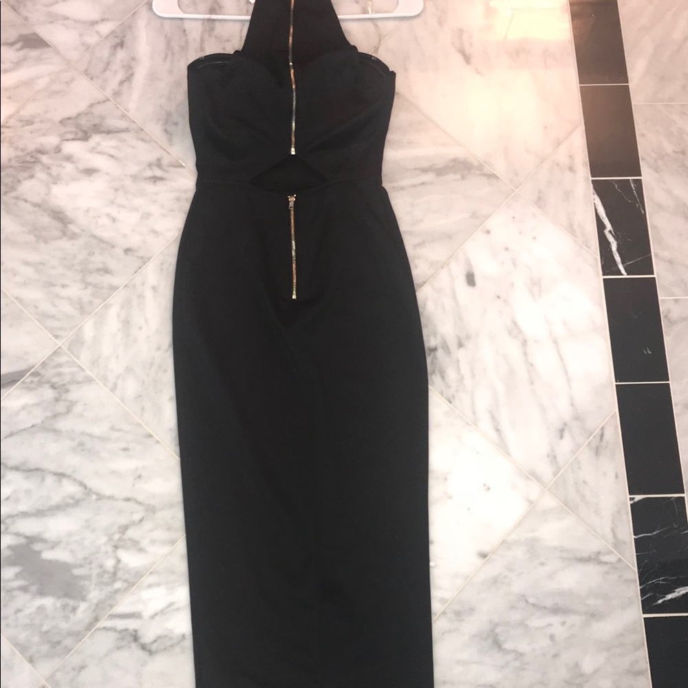 Black bustier choker dress - Picture 7 of 8